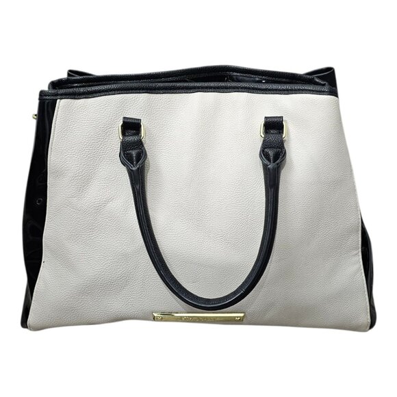 Betsey Johnson New Double Big Bow Black And White Satchel Shoulder Handbag - Picture 12 of 16